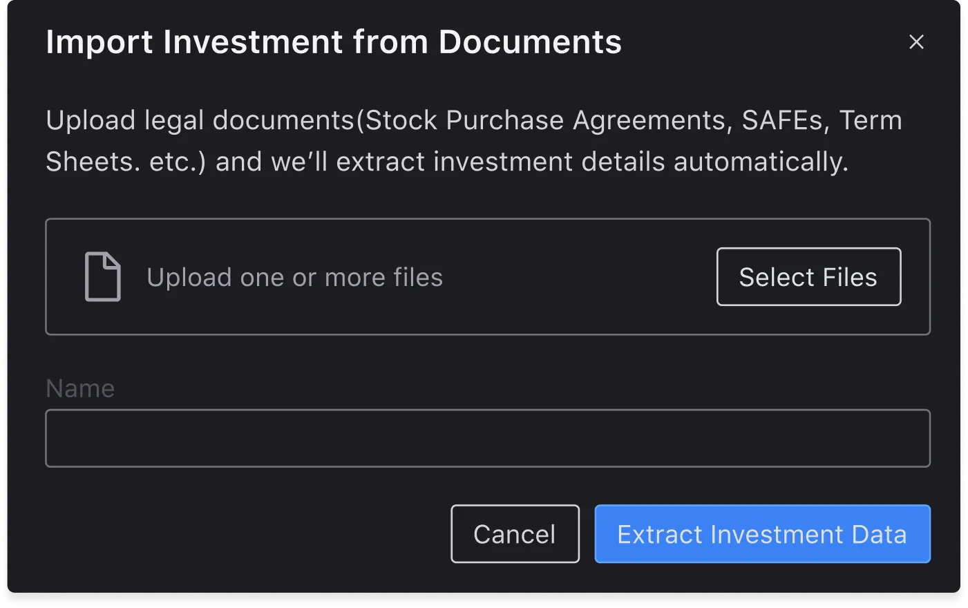 Import investment documents image