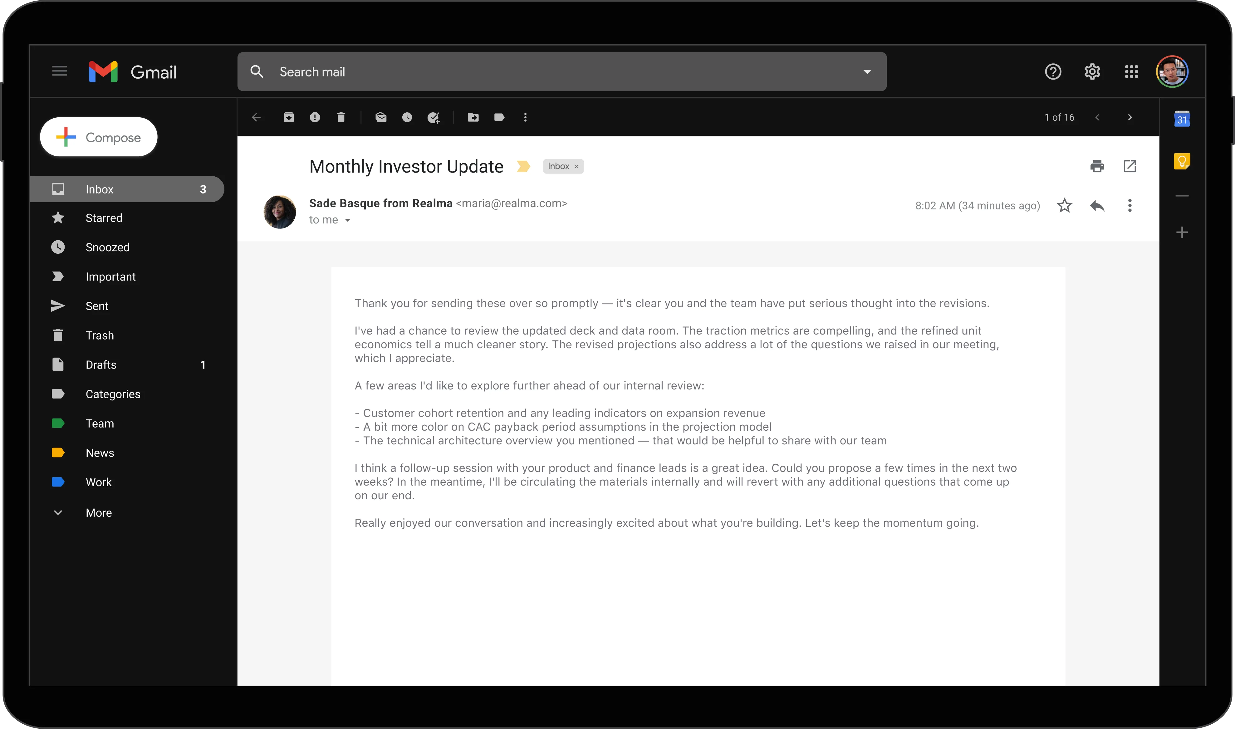 Dedicated Inbox Address