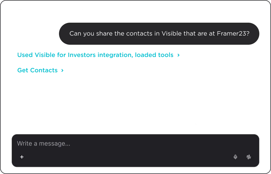 Turn a Conversation Into a Record